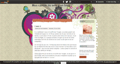 Desktop Screenshot of moncancerduseinaunblog.com