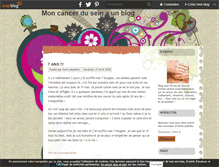 Tablet Screenshot of moncancerduseinaunblog.com